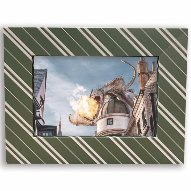 Magical Stripes Picture Frame - Green/Silver