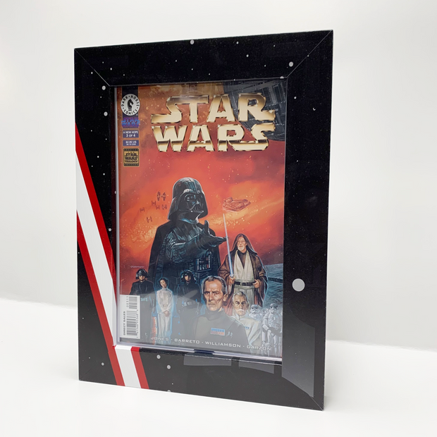 Dark Lord Inspired Comic Book Display Frame - Galaxy inspired - Current BCW Toploader Included
