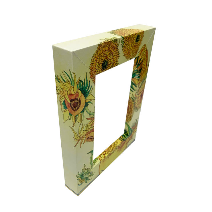 Sunflowers by Vincent Van Gogh Picture Frame - Famous Artwork on Your Photo Frame - Made with a Recycled Plastic
