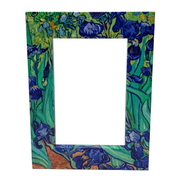 Irises (1889) by Vincent Van Gogh Picture Frame - Famous Artwork on Your Photo Frame - Made with a Recycled Plastic