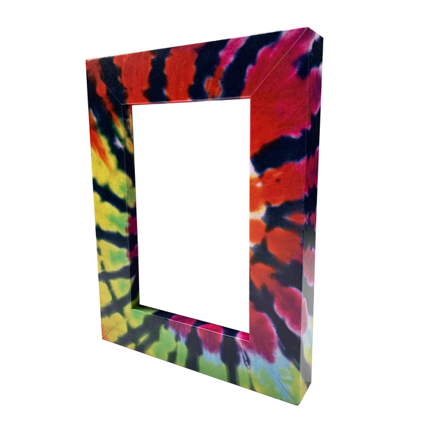 Tie Dye Funky Lifestyle Picture Frame - Deep Color - Made with a Recycled Plastic