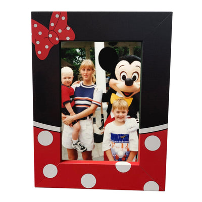 Minnie Picture Frame. Show off your Mouse House Fandom with Custom Frames made with Recycled Plastic.