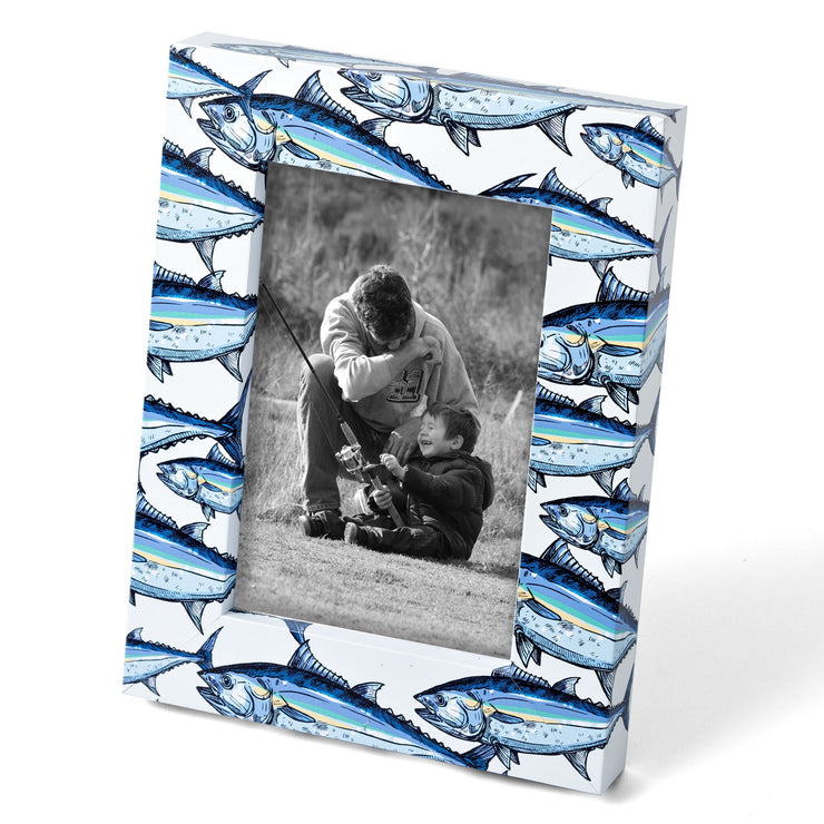 Tuna Photo Frame - Fishing Enthusiast Frame - Perfect Gift for the Fisherman in Your Family! Show off your big catch!