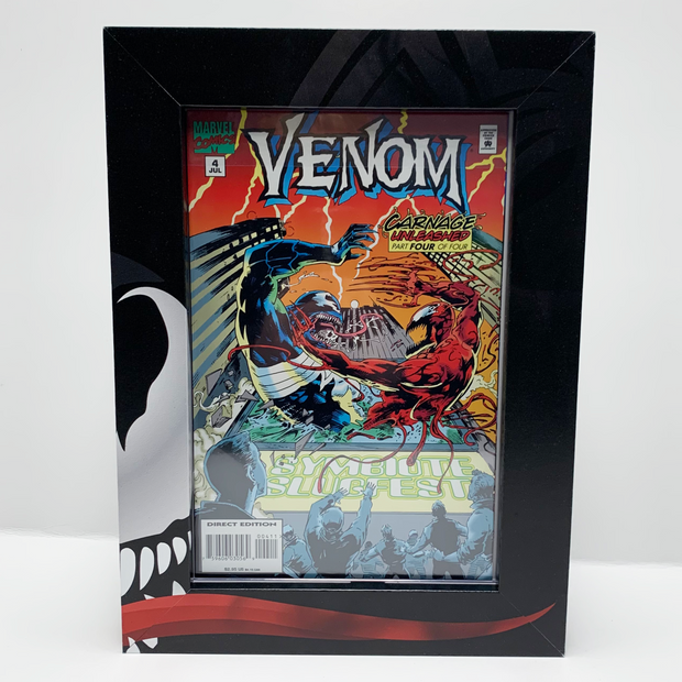 Venom Comic Book Display Frame - Villian inspired - Current BCW Toploader Included