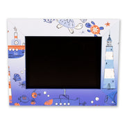 Under the Sea Inspired Picture Frame. Blue or Children's Room Themed Decor