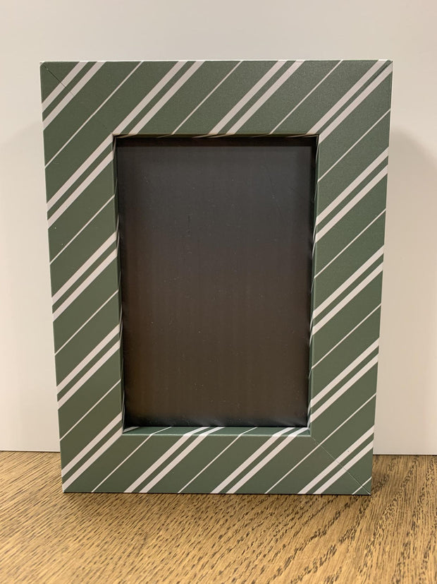 Magical Stripes Picture Frame - Green/Silver