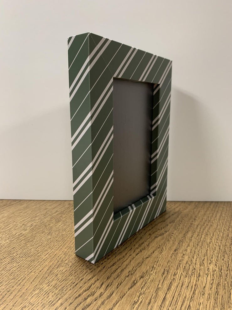 Magical Stripes Picture Frame - Green/Silver