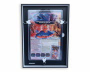 Comic Book Display Frame - Black - Frame your favorite Marvel or DC Comics - Toploader Included