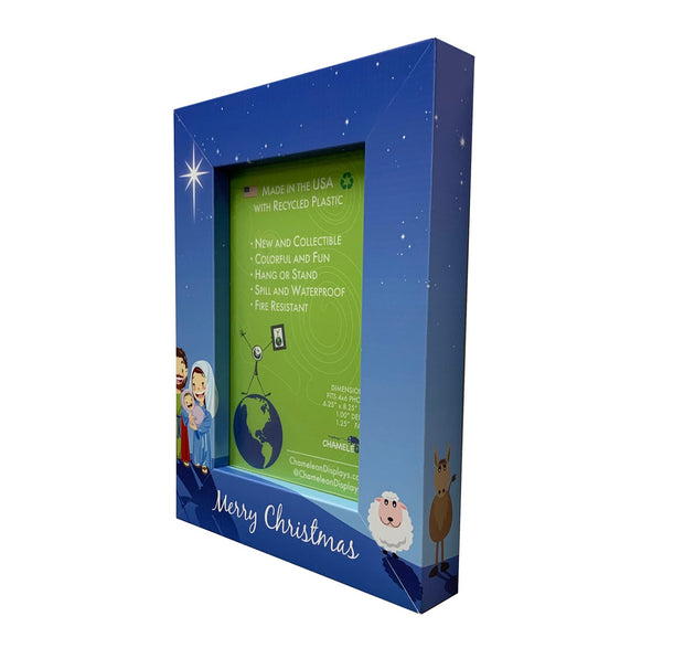 Merry Christmas Picture Frame - Nativity Picture Frame