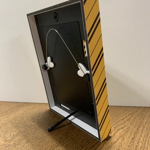 Magical Stripes Picture Frame - Gold/Black.