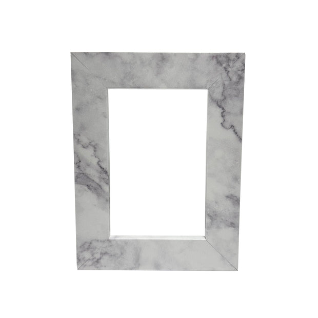 Funky White Marble - Lifestyle Picture Frame - Made with a Recycled Plastic