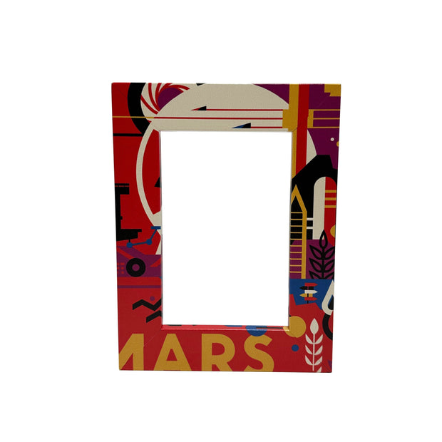 NASA Visions of the Future "MARS" Art Poster Picture Frame - Famous Artwork on Your Photo Frame - Made with a Recycled Plastic